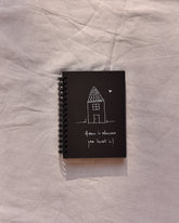 Home is where your heart is - Black Mini Notebook